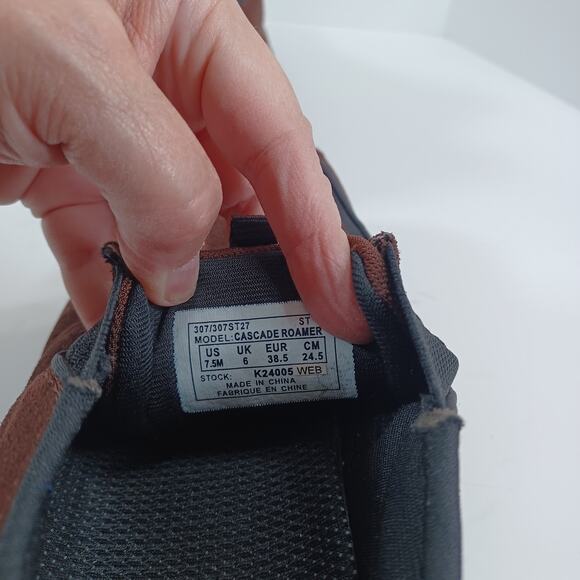 Ryka Loafer Women's 7.5 Brown Suede CASCADE ROAMER Slip On Comfort NITRACEL - Picture 7 of 7